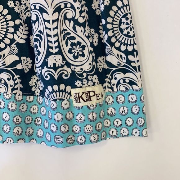 KPea multicolor, multi shape dress youth Size L - Picture 5 of 6